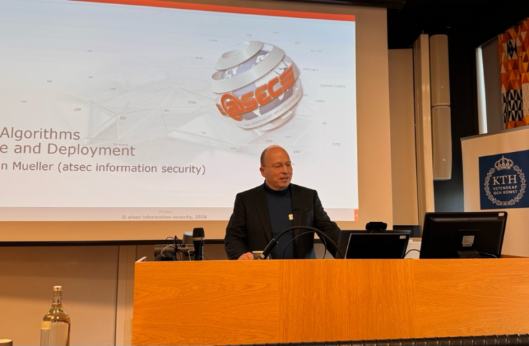 atsec’s Experience at the Post-Quantum Cryptography Workshop at the KTH ...